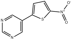 5-(5-nitrothien-2-yl)pyriMidine Struktur