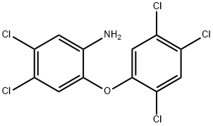 4,5-Dichloro-2-(2,4,5-trichlorophenoxy)aniline Struktur