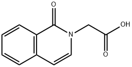 (1-Oxo-1H-isoquinolin-2-yl)-acetic acid Struktur