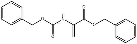 benzyl 2-(((benzyloxy)carbonyl)aMino)acrylate Struktur