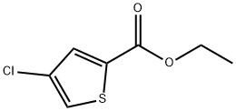 Ethyl 4-chlorothiophene-2-carboxylate Struktur