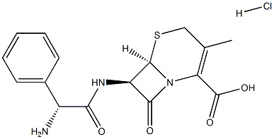 Cephalexin (hydrochloride) Struktur