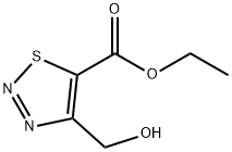 Ethyl 4-(hydroxyMethyl)-1,2,3-thiadiazole-5-carboxylate Struktur