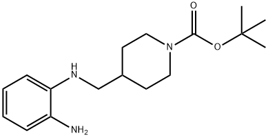 4-[(2-AMino-phenylaMino)-Methyl]-piperidine-1-carboxylic acid tert-butyl ester Struktur