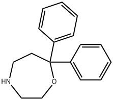 7,7-Diphenyl-1,4-oxazepane Struktur