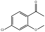 1-(4-chloro-2-methoxyphenyl)ethanone Struktur