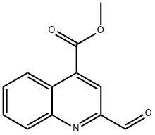 Methyl 2-forMylquinoline-4-carboxylate Struktur