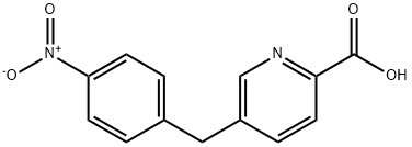 5-(4-Nitrobenzyl)pyridin-2-yl hydrogen carbonate Struktur