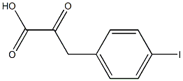 Benzenepropanoic acid, 4-iodo-.alpha.-oxo- Struktur