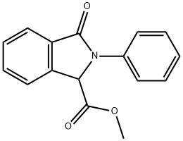 Methyl 3-oxo-2-phenylisoindoline-1-carboxylate Struktur