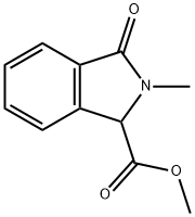 Methyl 2-Methyl-3-oxoisoindoline-1-carboxylate Struktur