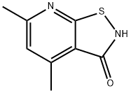 4,6-DiMethylisothiazolo[5,4-b]pyridin-3(2H)-one Struktur