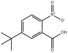 5-tert-butyl-2-nitrobenzoic acid Struktur