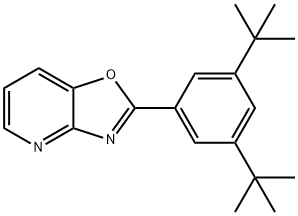 2-(3,5-Di-tert-Butylphenyl)oxazolo[4,5-b]pyridine Struktur