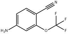 4-amino-2-(trifluoromethoxy)benzonitrile Struktur