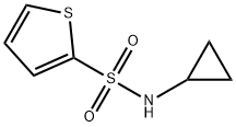 Thiophene-2-sulfonic acid cyclopropylaMide Struktur