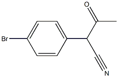 2-(4-BroMophenyl)-3-oxobutanenitrile Struktur