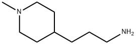 4-Piperidinepropanamine,1-methyl-(9CI) Struktur