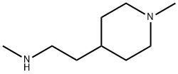 4-Piperidineethanamine,N,1-dimethyl-(9CI) Struktur