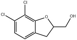 (6,7-Dichloro-2,3-dihydrobenzofuran-2-yl)Methanol Struktur