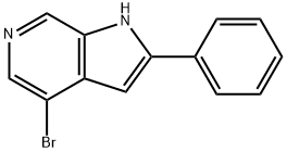 4-BroMo-2-phenyl-1H-pyrrolo[2,3-c]pyridine Struktur