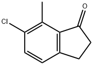 6-CHLORO-7-METHYL-1-INDANONE Struktur