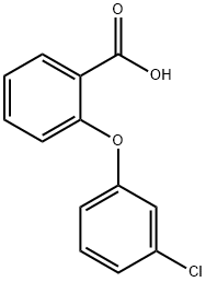 2-(3-chlorophenoxy)benzoic acid Struktur