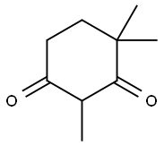 2,4,4-TriMethyl-1,3-cyclohexanedione Struktur