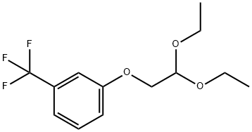 1-(2,2-Diethoxy-ethoxy)-3-trifluoroMethyl-benzene Struktur