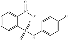 N-(4-chlorophenyl)-2-nitrobenzenesulfonamide Struktur