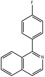 1-(4-Fluoro-phenyl)-isoquinoline Struktur