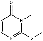 2-(Methylthio)-3-methylpyrimidine-4(3H)-one Struktur