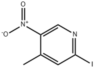 2-Iodo-4-Methyl-5-nitropyridine Struktur