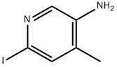 6-Iodo-4-Methylpyridin-3-aMine Struktur