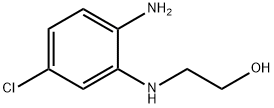 2-[(2-aMino-5-chlorophenyl)-aMino]ethanol Struktur