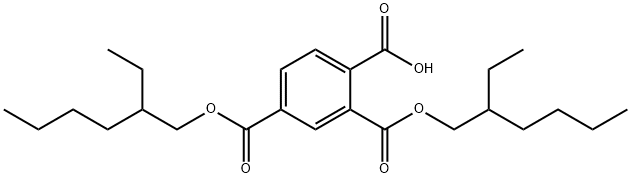 1,2,4-Benzenetricarboxylic Acid 2,4-Bis(2-ethylhexyl) Ester Struktur