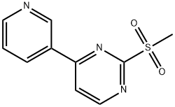 2-(Methylsulfonyl)-4-(pyridin-3-yl) pyriMidine Struktur