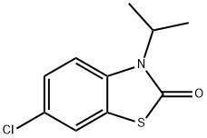 6-Chloro-3-isopropylbenzo[d]thiazol-2(3H)-one Struktur