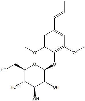 Acantrifoside E Struktur