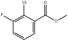 Methyl 2-chloro-3-fluorobenzoate Struktur