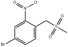 Benzene, 4-broMo-1-[(Methylsulfonyl)Methyl]-2-nitro- Struktur