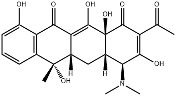 (4S)-2-アセチル-3,5β,6α,10,12,12aβ-ヘキサヒドロキシ-4β-(ジメチルアミノ)-6-メチル-1,4,4aβ,5,5aβ,6,11,12a-オクタヒドロナフタセン-1,11-ジオン