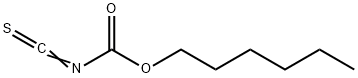 O-hexyl carbonisothiocyanatidate Struktur