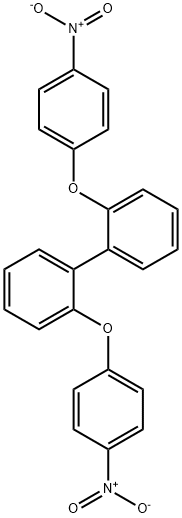 2,2'-bis(4-nitrophenoxy)biphenyl Struktur