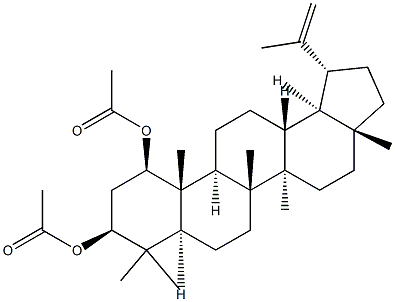 3-Epiglochidiol diacetate Struktur