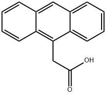 9-Anthraceneacetic Acid Struktur