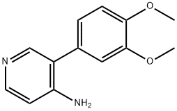 3-(3,4-diMethoxyphenyl)pyridin-4-aMine Struktur