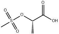 (S)-2-((Methylsulfonyl)oxy)propanoic acid Struktur