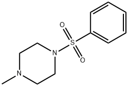 1-methyl-4-(phenylsulfonyl)piperazine Struktur