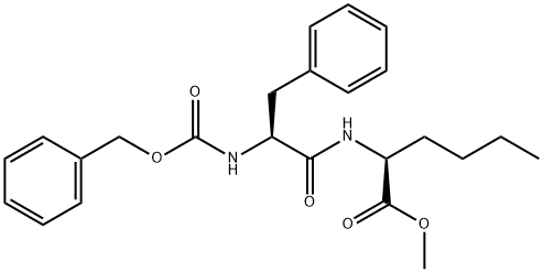 CARBOBENZYLOXY-L-PHENYLALANYL-L-NORLEUCINE METHYL ESTER Struktur